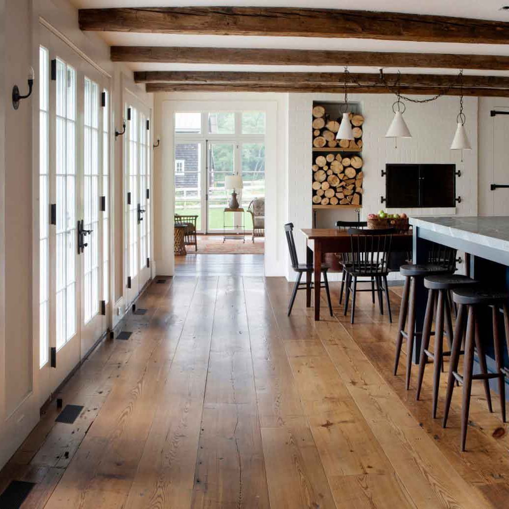 wood floors in kitchen